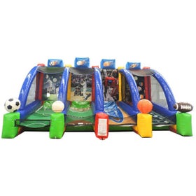4-in-1 Inflatable Interactive Sports Game with Blower