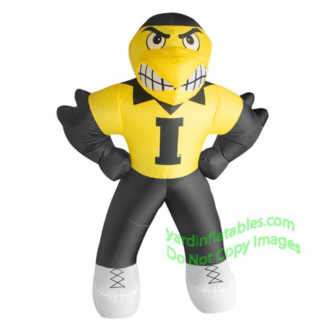 7' NCAA Inflatable Iowa Hawkeyes Herky Mascot