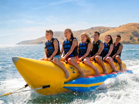 6 Passenger inline Commercial Banana Boat Tube