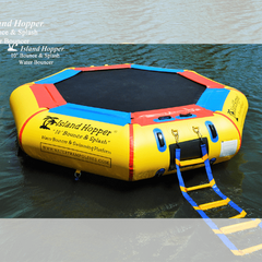 Island Hopper Water Trampoline 10 Foot Bounce N Splash by Island Hopper 0898698001788 10BSPLASH - 10'BNS