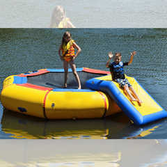 10 foot Bounce N Splash Water Park – 10 ft Water Bouncer + Bouncer Slide by Island Hopper