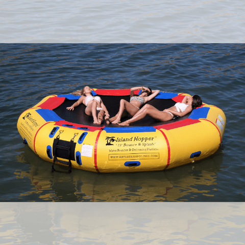 Island Hopper Water Trampoline 13 Foot Bounce N Splash Water Bouncer by Island Hopper 898698001740 13BSPLASH - 13'BSPLASH 13 Foot Bounce N Splash Water Bouncer by Island Hopper SKU# 13BSPLASH