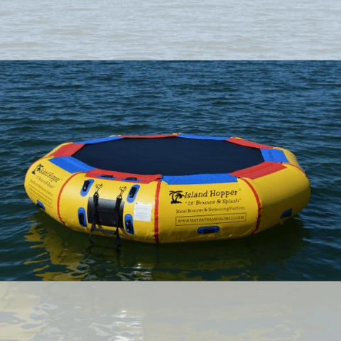 Island Hopper Water Trampoline 13 Foot Bounce N Splash Water Bouncer by Island Hopper 898698001740 13BSPLASH - 13'BSPLASH 13 Foot Bounce N Splash Water Bouncer by Island Hopper SKU# 13BSPLASH