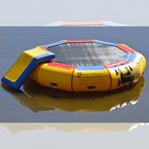 Island Hopper Water Trampoline 13 Foot Bounce N Splash Water Bouncer by Island Hopper 898698001740 13BSPLASH - 13'BSPLASH 13 Foot Bounce N Splash Water Bouncer by Island Hopper SKU# 13BSPLASH