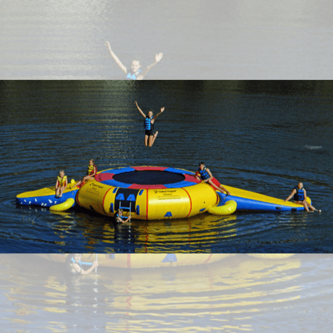 Island Hopper Water Trampoline 15' Classic Gator Monster Water Park by Island Hopper 695742020036 15-gator-water-park 15' Classic Gator Monster Water Park by Island Hopper SKU# 15-gator-water-park