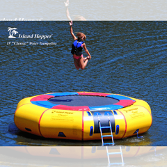 Island Hopper Water Trampoline 15' "Classic" Water Trampoline by Island Hopper 898698000156 15'CLASSIC - 15'PVCTUBE 15' "Classic" Water Trampoline by Island Hopper SKU# 15'CLASSIC