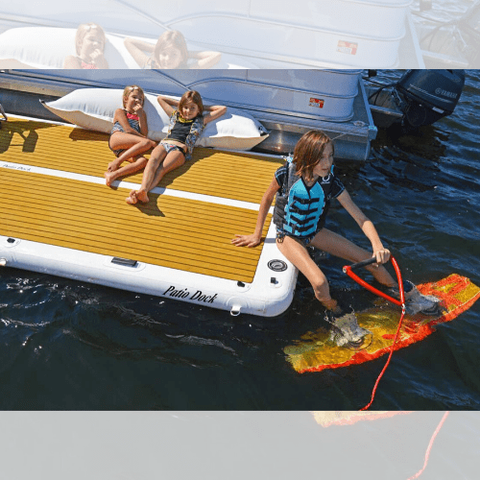 Island Hopper Water Trampoline 15 Foot Patio Dock by Island Hopper 898698003034 pdock-15 15 Foot Patio Dock by Island Hopper SKU# pdock-15