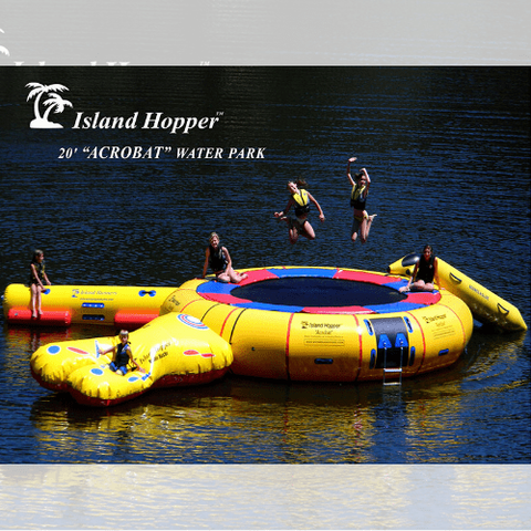 Island Hopper Water Trampoline 20 Foot "Acrobat" Water Trampoline by Island Hopper 665268290206 20'ACROBAT- 20'PVCTUBE 20 Foot "Acrobat" Water Trampoline by Island Hopper SKU# 20'ACROBAT