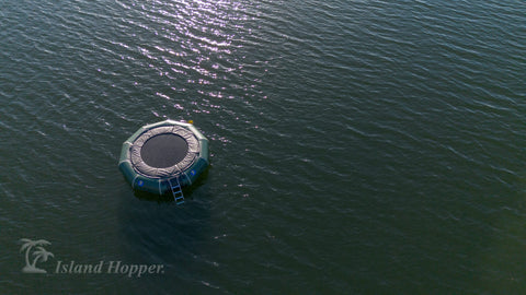 15′ “Classic” Water Trampoline Natural Green