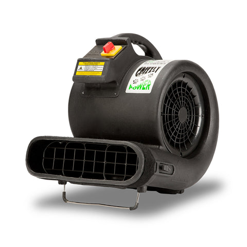 B-Air Grizzly 1 HP 3 Speed Commercial Air Mover & Blower Fan, BA-GP-1-BK, Black