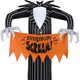 5' Gemmy Airblown Inflatable Jack Skellington Holding "Everybody Scream" Banner