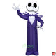 3.5' Gemmy Airblown Inflatable Halloween Disney Jack Skellington In Purple Suit