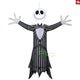 4' Gemmy Airblown Halloween Hanging Jack Skellington