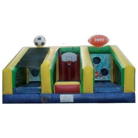 Jingo Jump Commercial Bouncers 3 in 1 Sports Challenge by Jingo Jump 224 3 in 1 Sports Challenge by Jingo Jump SKU# 224