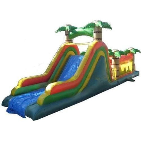 Jingo Jump Commercial Bouncers 3 in 1 Tropical Obstacle Course by Jingo Jump 206 3 in 1 Tropical Obstacle Course by Jingo Jump SKU# 206