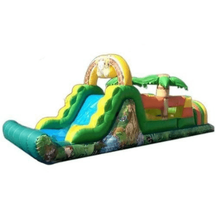 Jingo Jump Commercial Bouncers Jungle Fun Obstacle Course by Jingo Jump 201 Jungle Fun Obstacle Course by Jingo Jump SKU# 201