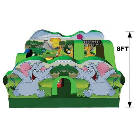 8'H Toddler Zoo Playground by Jingo Jump