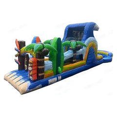 Jingo Jump Inflatable Bouncers 11'H Hawaiian Wave Wet/Dry Obstacle Course by Jingo Jump 201-2