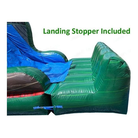 Jingo Jump Inflatable Bouncers 11'H Hawaiian Wave Wet/Dry Obstacle Course by Jingo Jump 201-2