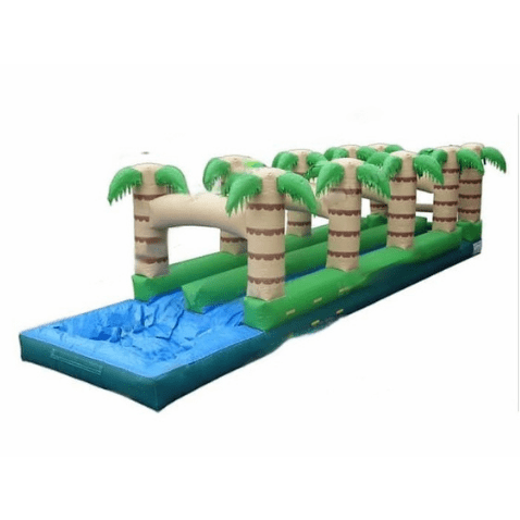 Jingo Jump SLIP N SLIDE 2 Lane Tropical Slip N Slide by Jingo Jump 68 2 Lane Tropical Slip N Slide by Jingo Jump SKU# 68