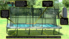 Image of JumpKing Pro-Series 10'x18' Rectangle Trampoline - Outdoor/Indoor Recreational Trampoline with Enclosure Net - Professional Trampoline, Perfect Gift for Kids, Adults, Family for Fun & Fitness