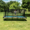 Image of JumpKing Pro-Series 10'x18' Rectangle Trampoline - Outdoor/Indoor Recreational Trampoline with Enclosure Net - Professional Trampoline, Perfect Gift for Kids, Adults, Family for Fun & Fitness