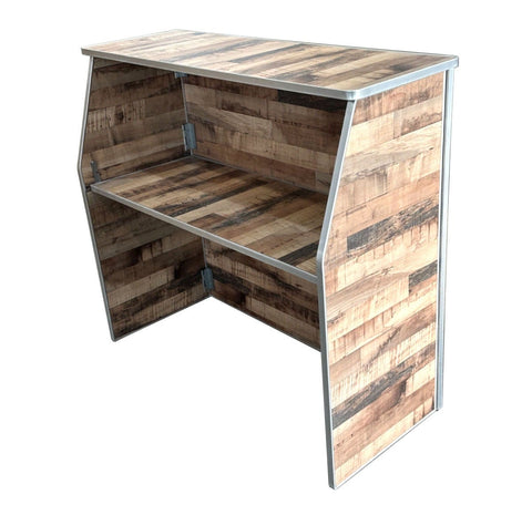 48" Folding Bar, Driftwood