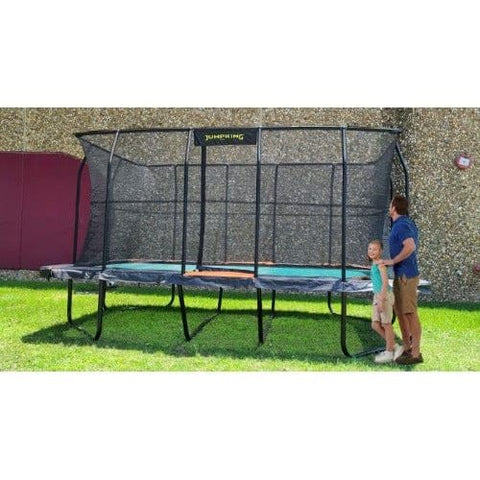 Jump King Trampoline 10 ft. x 18 ft. Rectangular Trampoline Pro by JumpKing 819049021316 JKRC1018HEC3 10 ft. x 18 ft Rectangular Trampoline Pro by JumpKing SKU JKRC1018HEC3