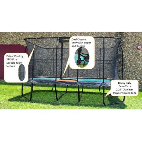 Jump King Trampoline 10 ft. x 18 ft. Rectangular Trampoline Pro by JumpKing 819049021316 JKRC1018HEC3 10 ft. x 18 ft Rectangular Trampoline Pro by JumpKing SKU JKRC1018HEC3