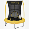 Image of Jump King Trampoline 55' Trampoline With 3 Poles Enclosure System - Yellow By Jump King 839539001772 BZJP55Y 55' Trampoline With 3 Poles Enclosure System Yellow Jump King BZJP55Y