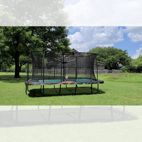 Jump King Trampolines 10 ft. x 16 ft. Rectangular Trampoline Pro by JumpKing JKRC1016HEC3 JKRC1016HEC3 10 ft. x 16 ft. Rectangular Trampoline Pro JumpKing SKU JKRC1016HEC3