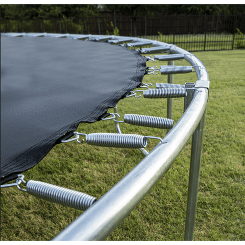 Jump King Trampolines 15' Trampoline 7 Legs/ 7 Poles with Universal Basketball Hoop By Jump King 781880235514 JK157P3UBHC2 15' TRAMPOLINE 7 LEGS/ POLES W/ UNIVERSAL BASKETBALL HOOP JK157P3UBHC2