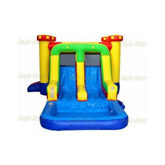12'H Dual Lane WetDry-Combo by Jungle Jumps