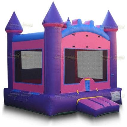 Jungle Jumps Inflatable Bouncers 13 x 13 x 15 Pink & Purple Castle II by Jungle Jumps 781880202110 BH-1114-B Pink & Purple Castle II by Jungle Jumps SKU #BH-1114-B/BH-1114-C