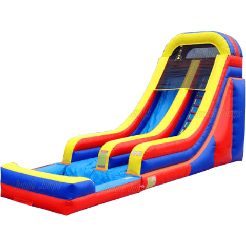 Jungle Jumps Inflatable Bouncers 14'H Arch Slide with Pool by Jungle Jumps 781880227526 SL-1401-M 14'H Arch Slide with Pool by Jungle Jumps SKU# SL-1401-M