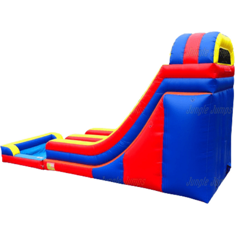 Jungle Jumps Inflatable Bouncers 14'H Arch Slide with Pool by Jungle Jumps 781880227526 SL-1401-M 14'H Arch Slide with Pool by Jungle Jumps SKU# SL-1401-M