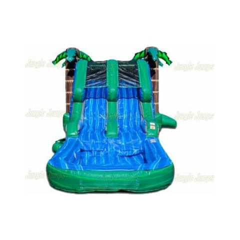 Jungle Jumps Inflatable Bouncers 14' H Bahama Double Lane Combo Wet/Dry by Jungle Jumps CO-1584-B 14' H Bahama Double Lane Combo Wet/Dry by Jungle Jumps SKU #CO-1584-B
