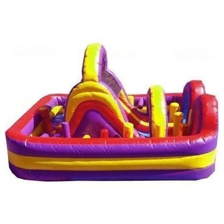 Jungle Jumps Inflatable Bouncers 14'H Compete Course II by Jungle Jumps 781880215202 IN-OC112-A 14'H Compete Course II by Jungle Jumps SKU #IN-OC112-A