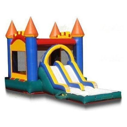 Jungle Jumps Inflatable Bouncers 14'H Double Lane Castle Combo by Jungle Jumps 781880233664 CO-1193-B 14'H Double Lane Castle Combo by Jungle Jumps SKU#CO-1193-B