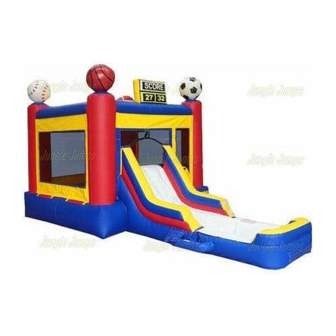 Jungle Jumps Inflatable Bouncers 14' H Sport Arena Combo with Pool by Jungle Jumps CO-1173-B 14' H Sport Arena Combo with Pool by Jungle Jumps SKU#CO-1173-B