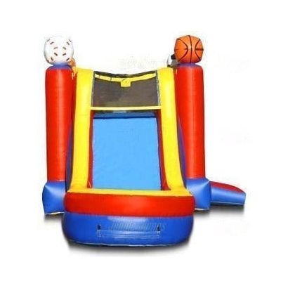 Jungle Jumps Inflatable Bouncers 14'H Sports Combo with Splash Pool II by Jungle Jumps 781880233671 CO-1205-B 14'H Sports Combo with Splash Pool II by Jungle Jumps SKU#CO-1205-B