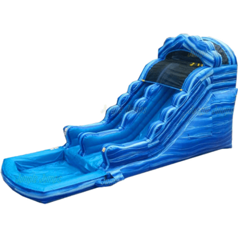 Jungle Jumps Inflatable Bouncers 14'H Wave Blue Marble w Pool by Jungle Jumps 781880227595 SL-1280-M 14'H Wave Blue Marble w Pool by Jungle Jumps SKU# SL-1280-M