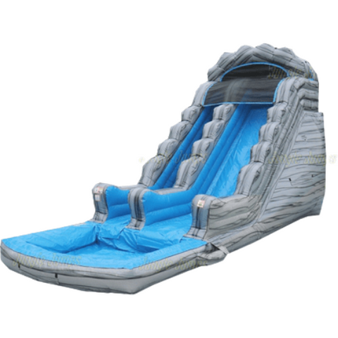 Jungle Jumps Inflatable Bouncers 14'H Wave Gray Marble w Pool by Jungle Jumps 781880227557 SL-1276-M 14'H Wave Gray Marble w Pool by Jungle Jumps SKU# SL-1276-M