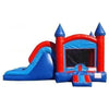 Image of Jungle Jumps Inflatable Bouncers 15'H Blue Double Lane Combo Dry by Jungle Jumps 781880288633 CO-1426-B 15'H Blue Double Lane Combo Dry by Jungle Jumps SKU # CO-1426-B