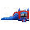 Image of Jungle Jumps Inflatable Bouncers 15' H Blue Double Lane Combo with Pool by Jungle Jumps CO-1349-B 15' H Blue Double Lane Combo with Pool by Jungle Jumps SKU#CO-1349-B