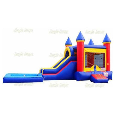 Jungle Jumps Inflatable Bouncers 15' H Blue & Red Combo with Pool by Jungle Jumps CO-1492-B 15' H Blue & Red Combo with Pool by Jungle Jumps SKU #CO-1492-B