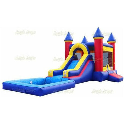 Jungle Jumps Inflatable Bouncers 15' H Blue & Red Combo with Pool by Jungle Jumps CO-1492-B 15' H Blue & Red Combo with Pool by Jungle Jumps SKU #CO-1492-B