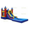 Image of Jungle Jumps Inflatable Bouncers 15' H Blue & Red Combo with Pool by Jungle Jumps CO-1492-B 15' H Blue & Red Combo with Pool by Jungle Jumps SKU #CO-1492-B