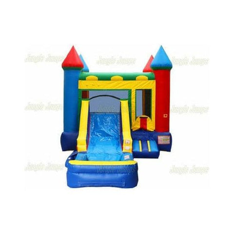 Jungle Jumps Inflatable Bouncers 15' H Colorful Combo with Pool by Jungle Jumps CO-1516-B 15' H Colorful Combo with Pool by Jungle Jumps SKU #CO-1516-B