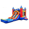 Image of Jungle Jumps Inflatable Bouncers 15' H Double Lane Combo by Jungle Jumps 15' H Double Lane Combo with Pool by Jungle Jumps SKU #CO-1398-B